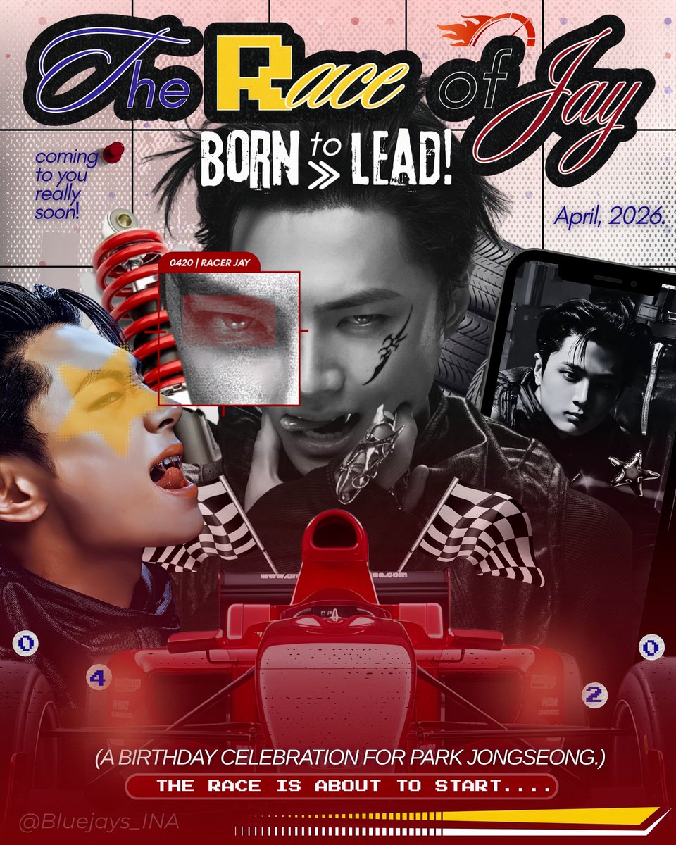 COMING SOON 
APRIL 2026

🏁 THE RACE OF JAY: BORN TO LEAD 🏁 🏎️💨

#TheRaceOfJay #BornToLead #RacerJay #JAYPRIL2026