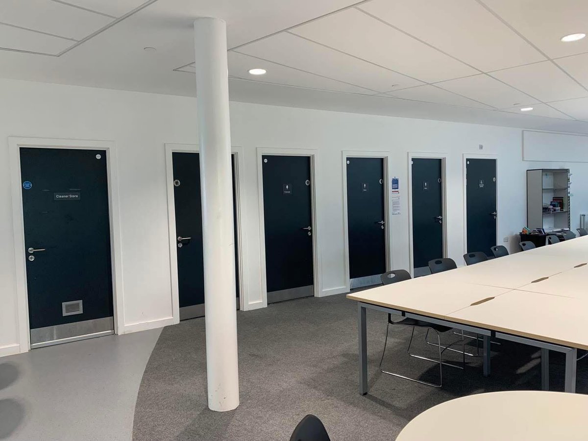 From healthcare to education, our doors work where it matters most.

Durable. Certified. Reliable.