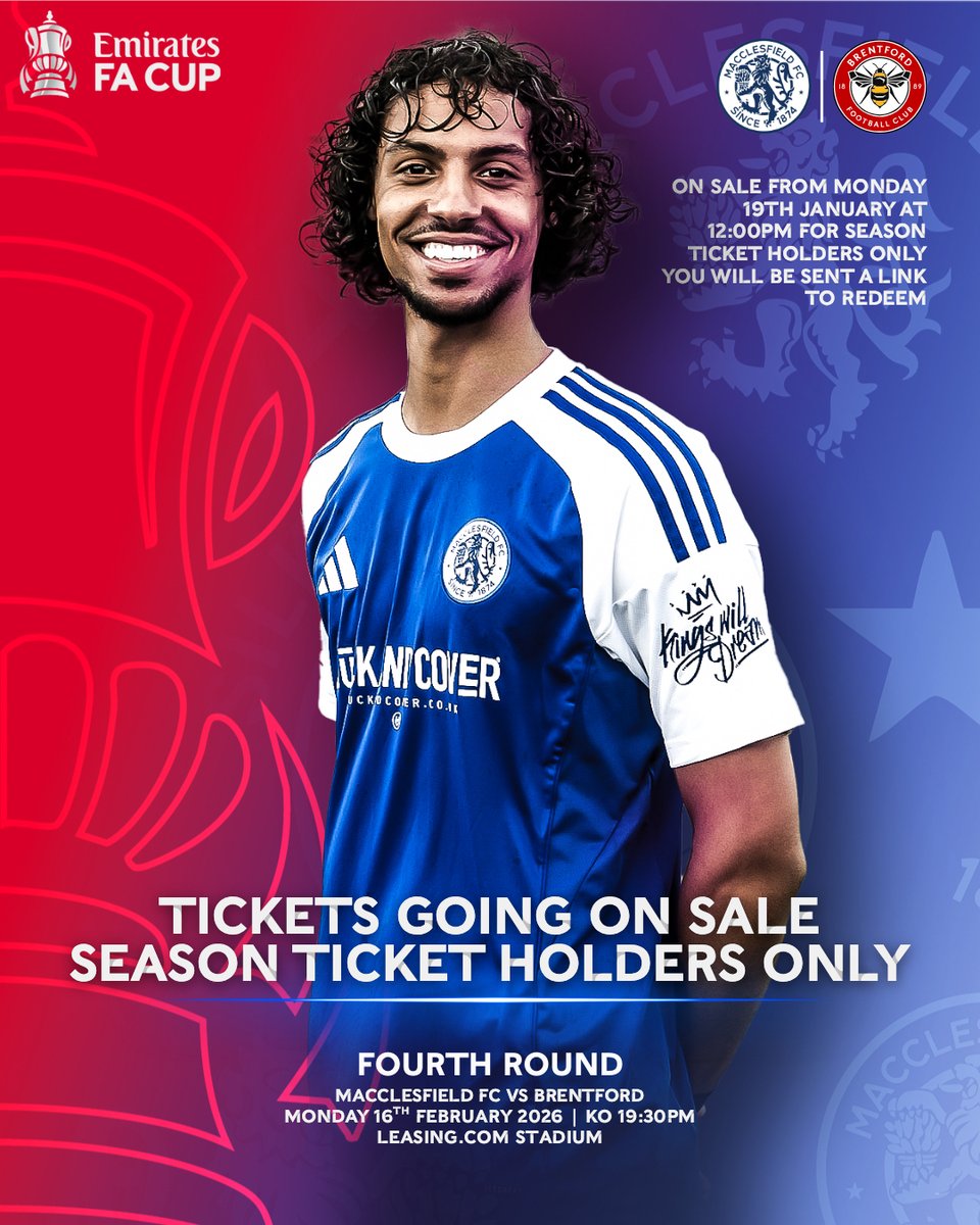 thesilkmen's tweet image. Tickets for our Emirates FA Cup Fourth Round against Brentford are now on sale to Season Ticket Holders 🎟️ 

Season Ticket Holders will have until Thursday at midday to redeem their seat ahead of another historic occasion for the Club!