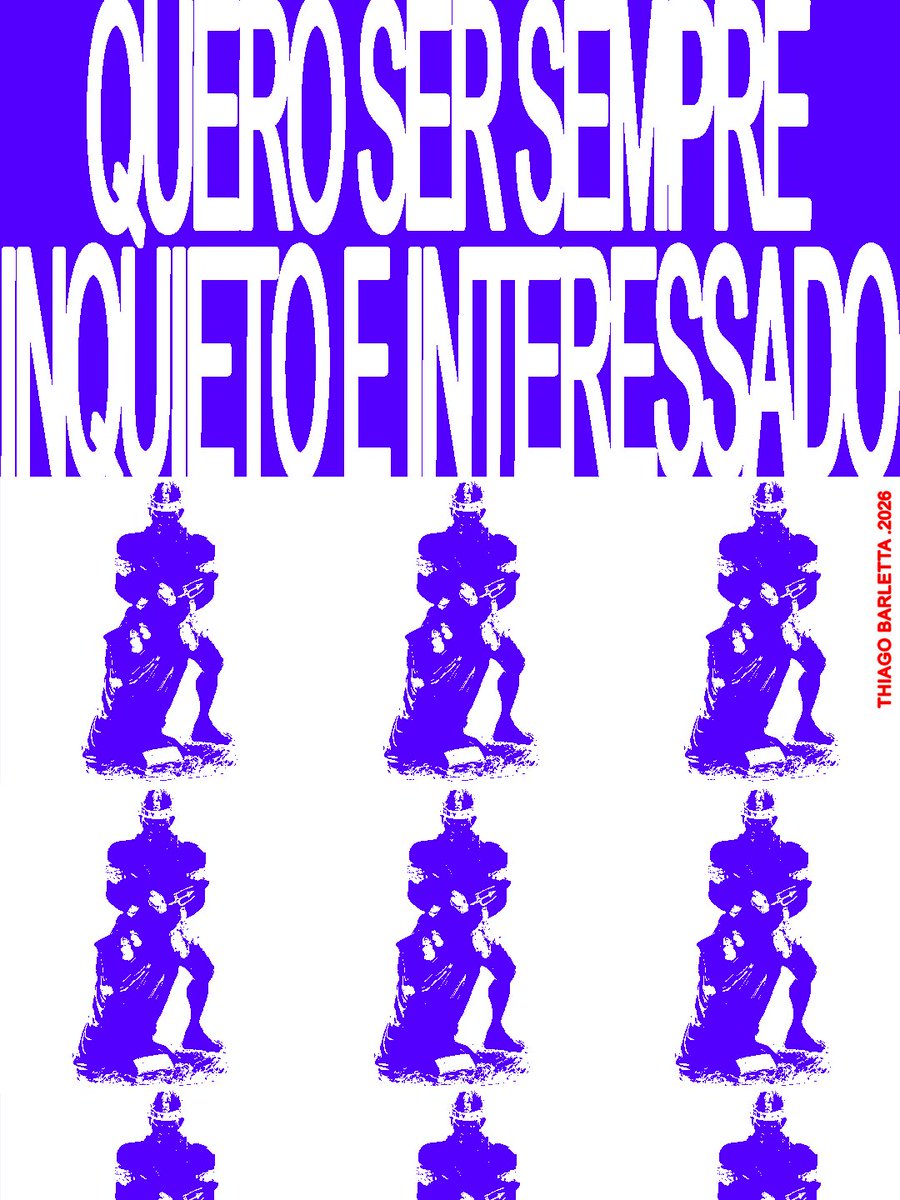 QUERO SER SEMPRE INQUIETO E INTERESSADO