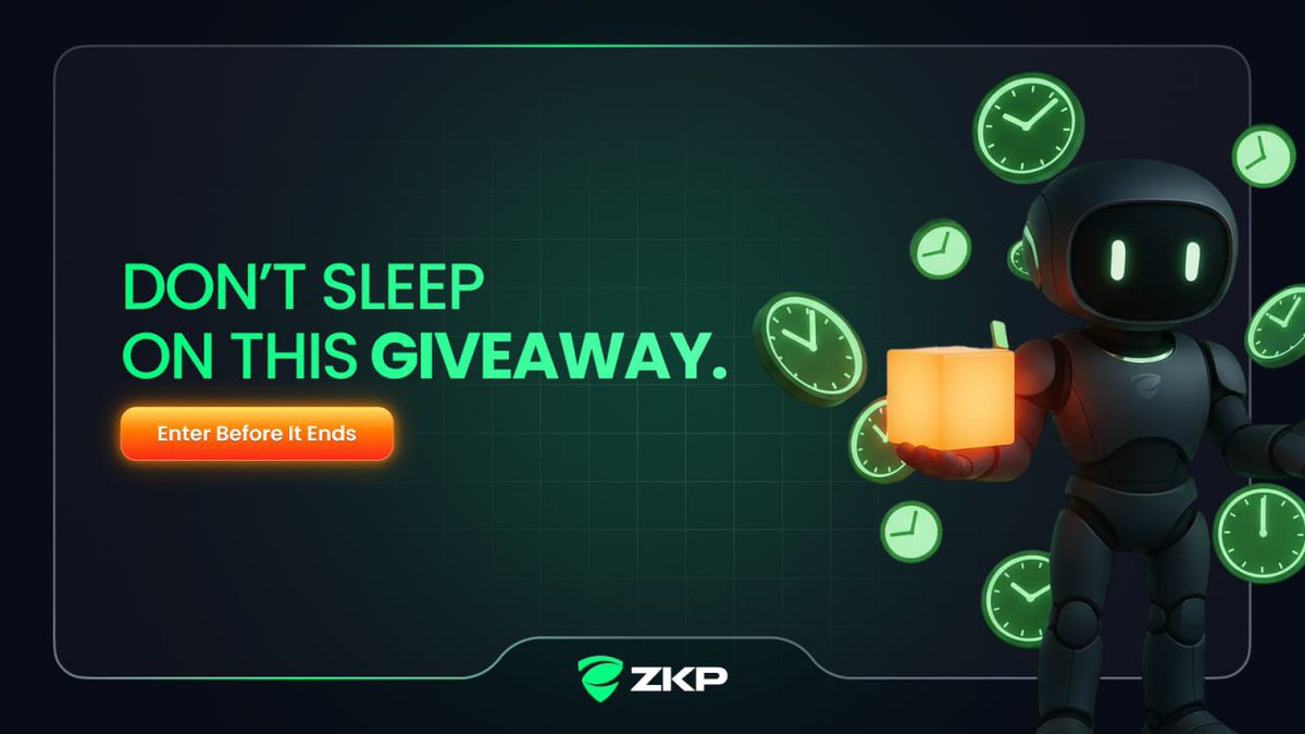 NisaWeb3's tweet image. — 𝗚𝗶𝘃𝗲𝗮𝘄𝗮𝘆 🔮✨

▪️Zero Knowledge Proof 𝗴𝗶𝘃𝗶𝗻𝗴 𝗮𝘄𝗮𝘆 $100 in $USDT to 1 winner!

1️⃣ Follow + RT @ZKPofficial 
2️⃣ Follow on Instagram instagram.com/zkp_official/
3️⃣ RT &amp;amp; ♥️

(Post Proof) 👇

Ends in 72 Hours ⏱️