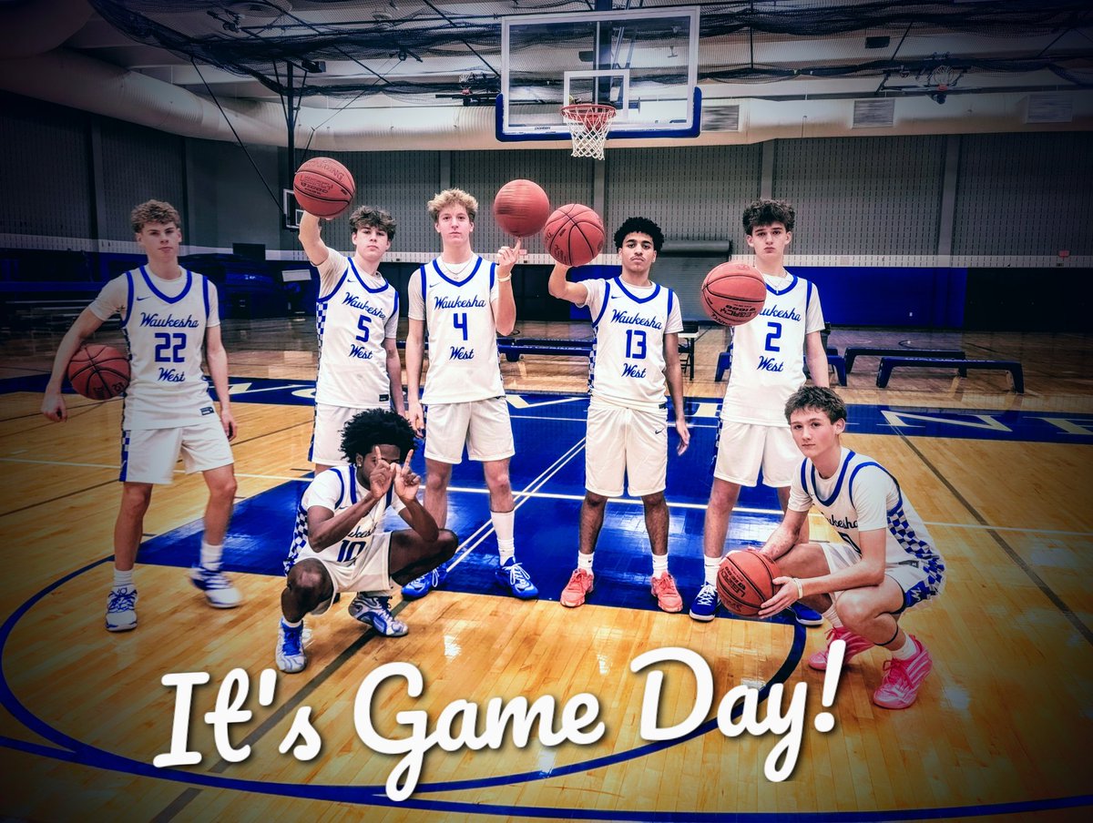 WaukWestHoops's tweet photo. ‼️GAME DAY‼️ NonCon Match Up at The Den! West hosts Hartford tonight. Root on the Wolverines!💯🎉🏀
⏰300
⏰430
⏰730
#playforeachother https://t.co/5OUfcOrZ9M