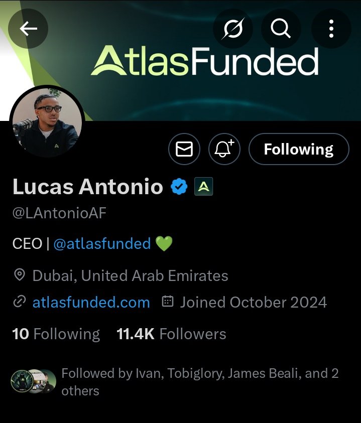 Baller_dey's tweet photo. @Tobiglory0 @atlasfunded @LAntonioAF @JamesBeali @IvanaAF @Big_ChrisMD @daveeeofweb3 @darkzvck16 
Atlas + discipline = success.
Let's get funded 🚀 https://t.co/o6w957qbYM