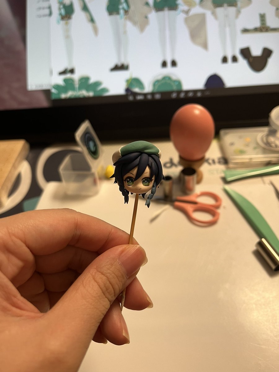 SeC_9541's tweet photo. ＃原神 Made this for my friend @Selenroing https://t.co/jy7UWnUsIh