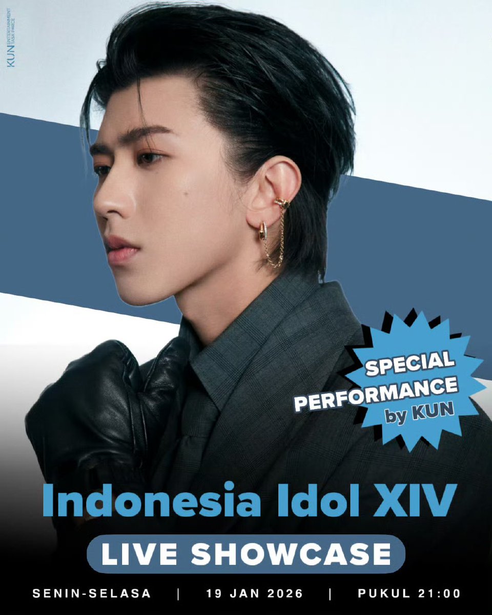 HeartFlow33's tweet photo. The stage king is back! The first stage in 2026.

KUN Indonesian Idol
#KUN #Caixukun #KUNxIndonesianidol 
@kun_officialx https://t.co/TbTIcLcef4