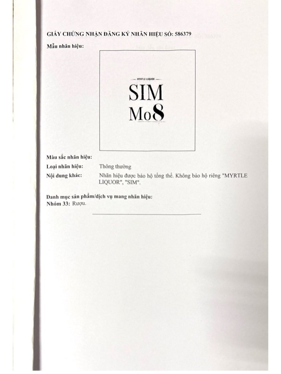 Mocthaobd's tweet photo. "Sổ xanh" trình làng - Sẵn sàng bứt phá!✨
Cuối cùng thì "cuốn sổ xanh" thứ 3 trong hành trình sản xuất của An Mộc Thảo cũng đã về tay. Chúc mừng Rượu #SimMo8 chính thức được bảo hộ thành công!
Đây là cột mốc ghi dấu cho sự trưởng thành và chuyên nghiệp của thương hiệu trên bản đồ sản xuất.
Cảm ơn mọi người đã luôn tin yêu và đồng hành cùng mình. Chúc mừng đứa con tâm huyết: rượu Sim Mo8. 🥰🥰🥰
Anh chị em trên thị trấn cần rượu cho Tết này, thì nhớ đến Sim Mo8 nha. Katie vẫn đang tìm CTV và đại lý trên toàn quốc ạ.
#SimMo8 #Ruousimrung
#BaoHoThuongHieu