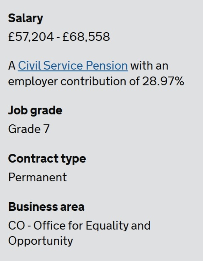 RupertLowe10's tweet image. Wow. A whistleblower has just sent us an internal civil service job advert from the Cabinet Office.

Head of trans policy.

'The post holder will lead on trans equality', leading a 'small team' responsible 'for trans policy'.

This is an astounding waste of OUR money. Scrap it.
