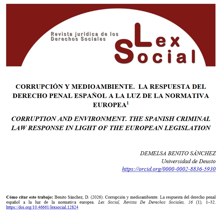 Lex Social, Revista de los Derechos Sociales tweet media