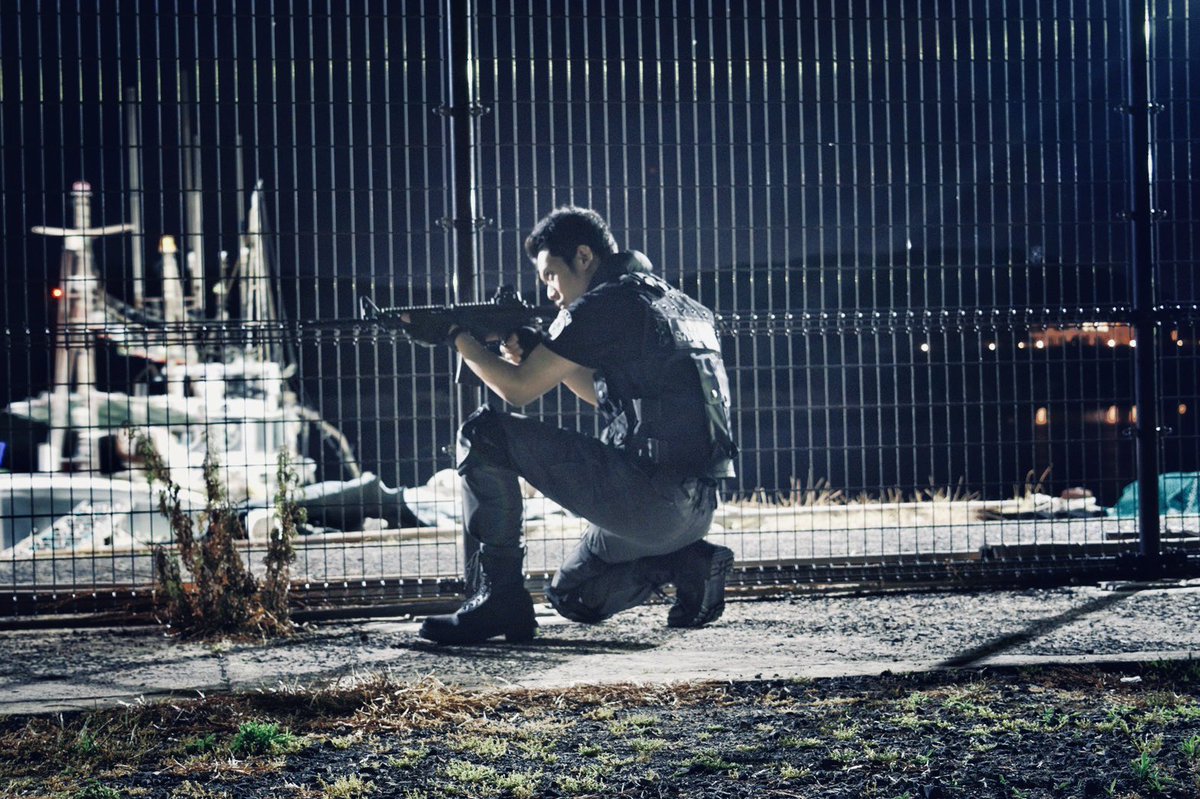 #唐突に射撃姿勢を上げる