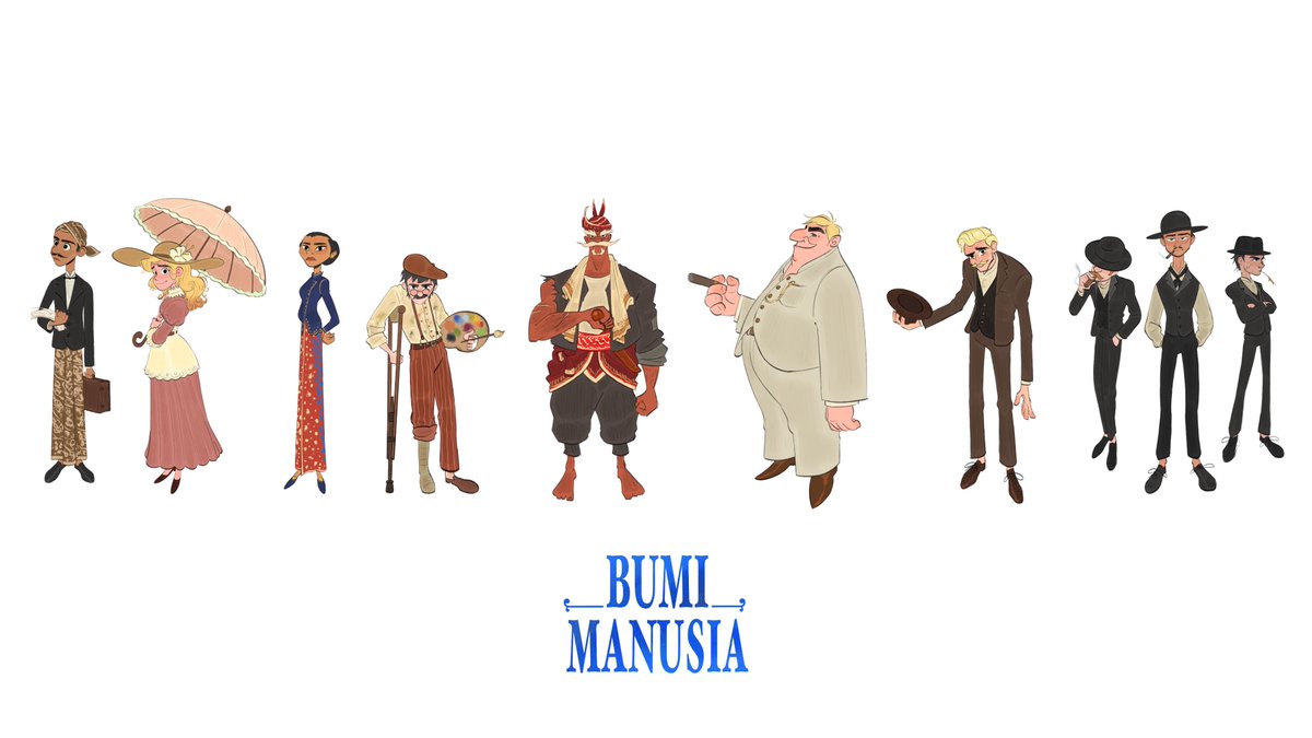 AladinSulthan's tweet image. BUMI MANUSIA / THIS EARTH OF MANKIND
Character Line-up