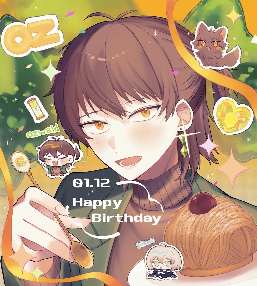 💛先日お誕生日でした⏳
 #OC