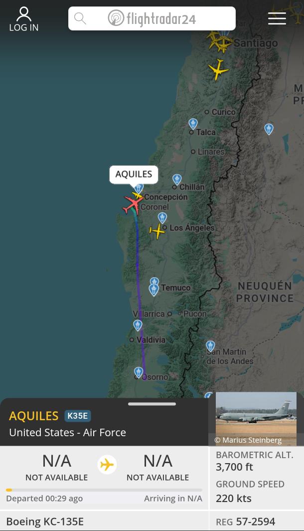 mic_karate's tweet image. El avión con ayuda de EEUU, enviado por Trump, llegó antes que Boric. Increíble.