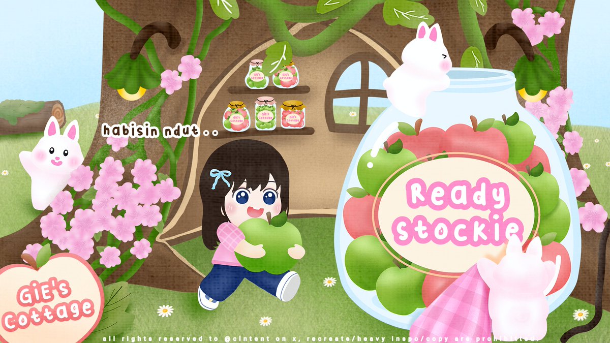 clntent's tweet image. any retweet are appreciated♡

hi GiE bawa 6 READY STOCK stiker pack BA yg bisa ditake dari sekarang, all hand drawn &amp;amp; get all PNG🪷

pack 6 sticker : 30.500 (4)
pack 4 sticker : 20.500 (2)

yg mau req stiker juga bisa kindly hmu, KHUSUS 2 pembeli pertama FREE RETEXT 3 STICKER🫰🏼