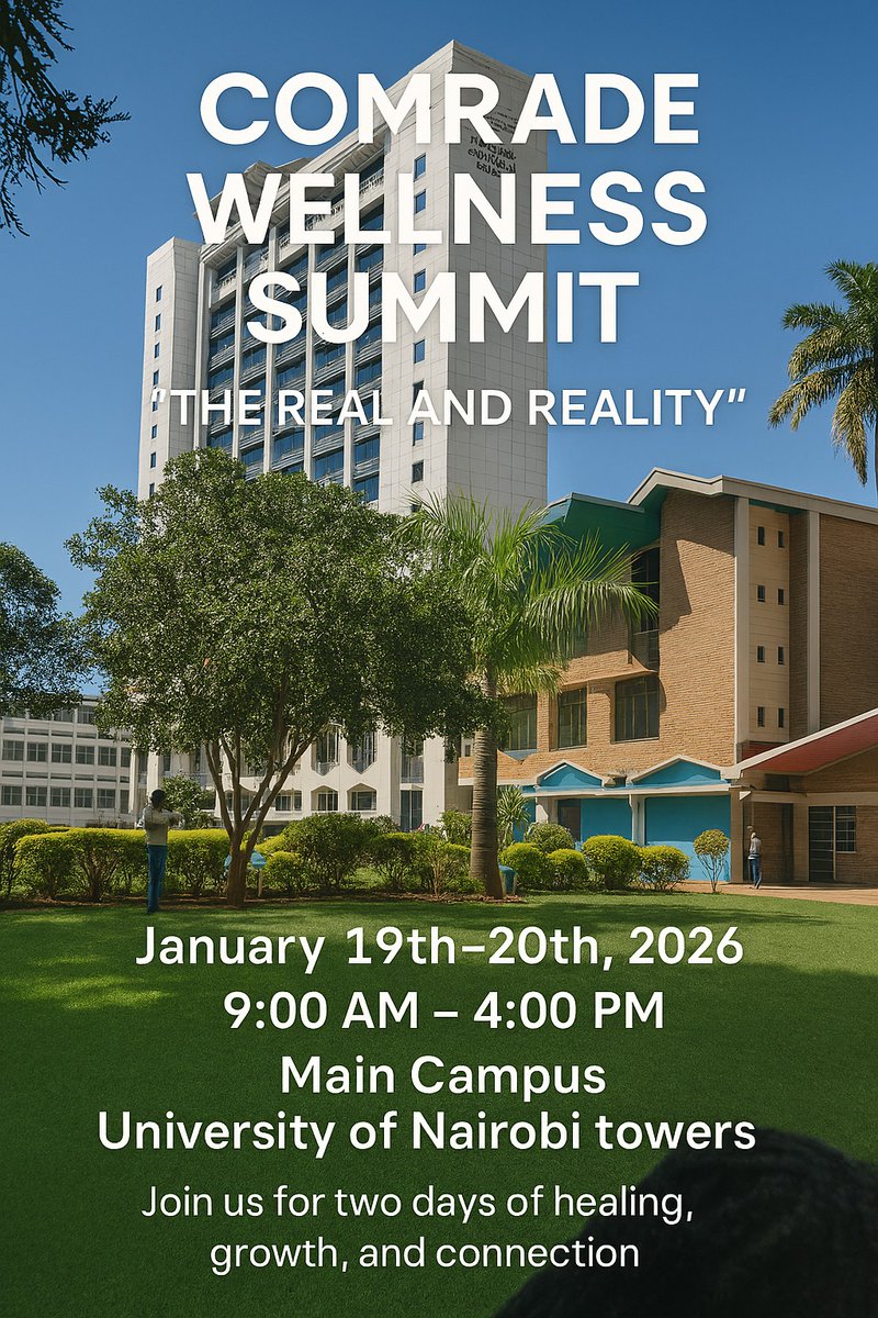SAwuoro's tweet photo. Wellness isn’t a luxury,it’s a lifeline. Hear from the comrades as they share what wellness truly means in their daily lives. 

 #RealAndReality #ComradeWellness #WellnessSummit” https://t.co/qmpCK3sfpL