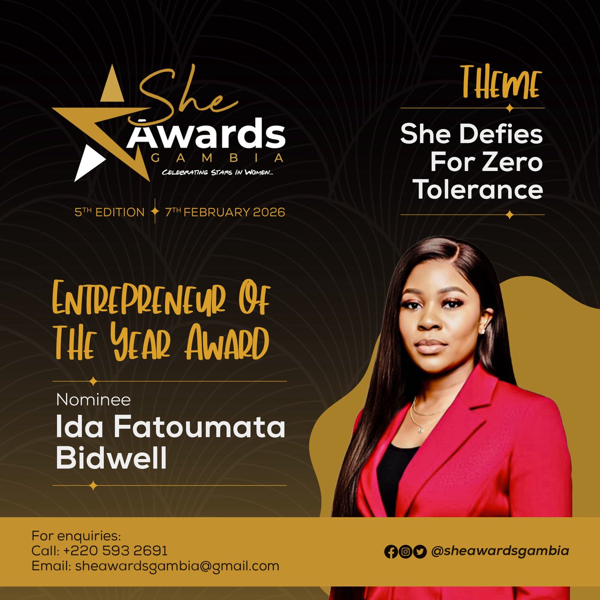 She Awards Gambia tweet media