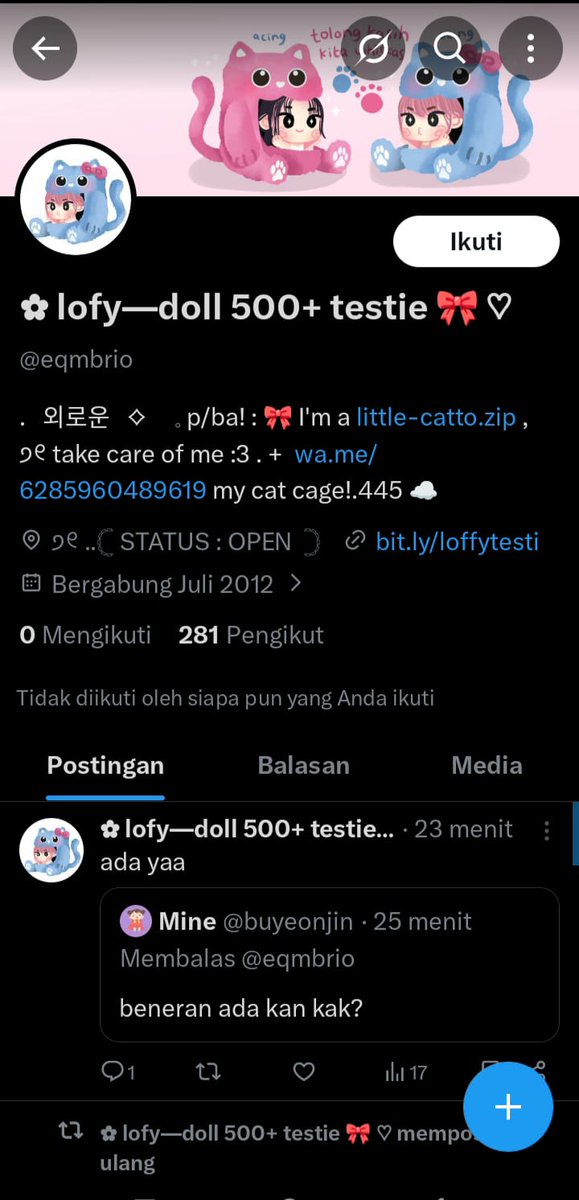kadalepas_'s tweet image. SCAMMER ALERT ‼️

BUAT SIAPAPUN TANDAIN MUSANK INI

aku di tipu teleprem 58k sama dia. jujur aku ga tau dia nipuin buyer lain atau ga tapi yang jelas DIA NGE BA . . 

GUYS HATI HATI BGT POKOKNYA!!!
help rt, thank you #zonauang #zonajajan