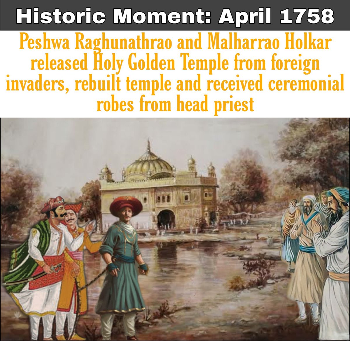 zPopzz_'s tweet image. Absolutely correct ✅. To quote, “Women who were enslaved by Abdali were Hindu because all Sikhs were and are Hindus of the region, thus a collective reference. Abdali's attacks on Harimandir Sahib are no different than attacks on Somnath Temple by the Islamic invaders of the…