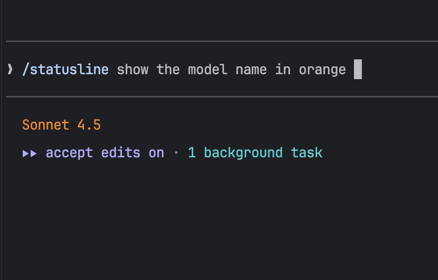 shrutibalasa's tweet photo. A little Claude tip💡

I switched my model to Opus 4.5 for some complex work and forgot to change it back later. And my limit exceeded in no time!

So I added the model name in status line. Just ask Claude to do it like so https://t.co/fHCYErCSnz