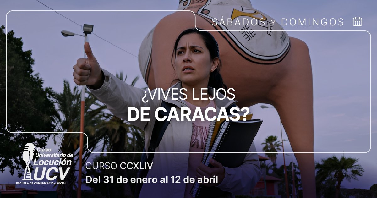 Curso Locución UCV tweet media