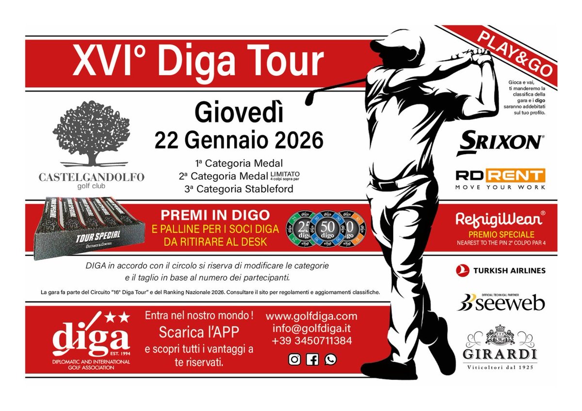 Castelgolf's tweet image. ⛳️PROSSIME GARE 👇