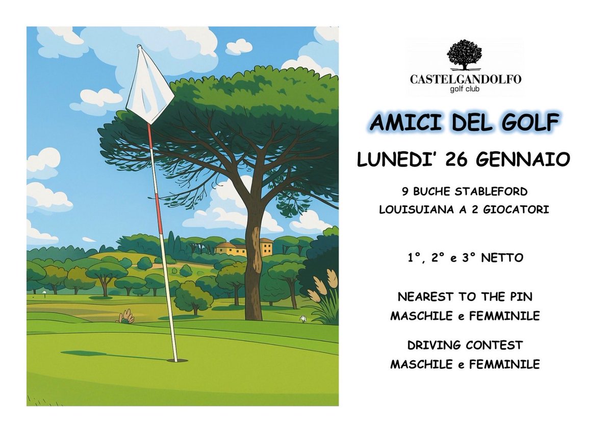 Castelgolf's tweet image. ⛳️PROSSIME GARE 👇