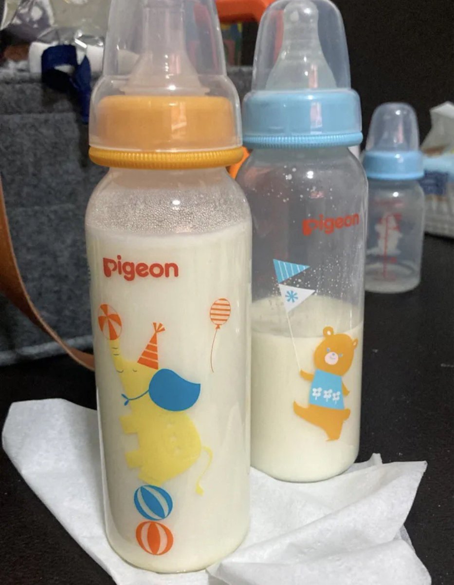 mistressruby111's tweet image. Morning drink for my babies🫶🏾
Got some breast milk too😉