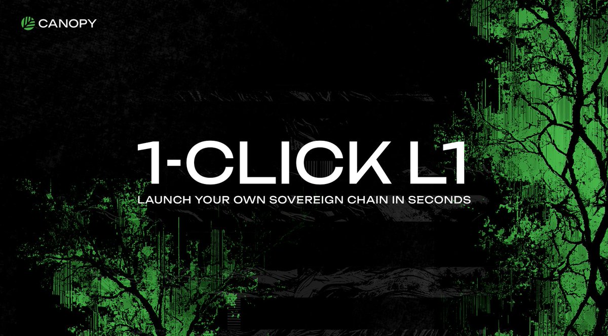 Nowadays, people take for granted that anyone can launch a token in seconds.

Soon, it’ll be the same for entire blockchains.

⚡ Rollup-level speed
🔒 L1-level independence

Coming soon 🌿