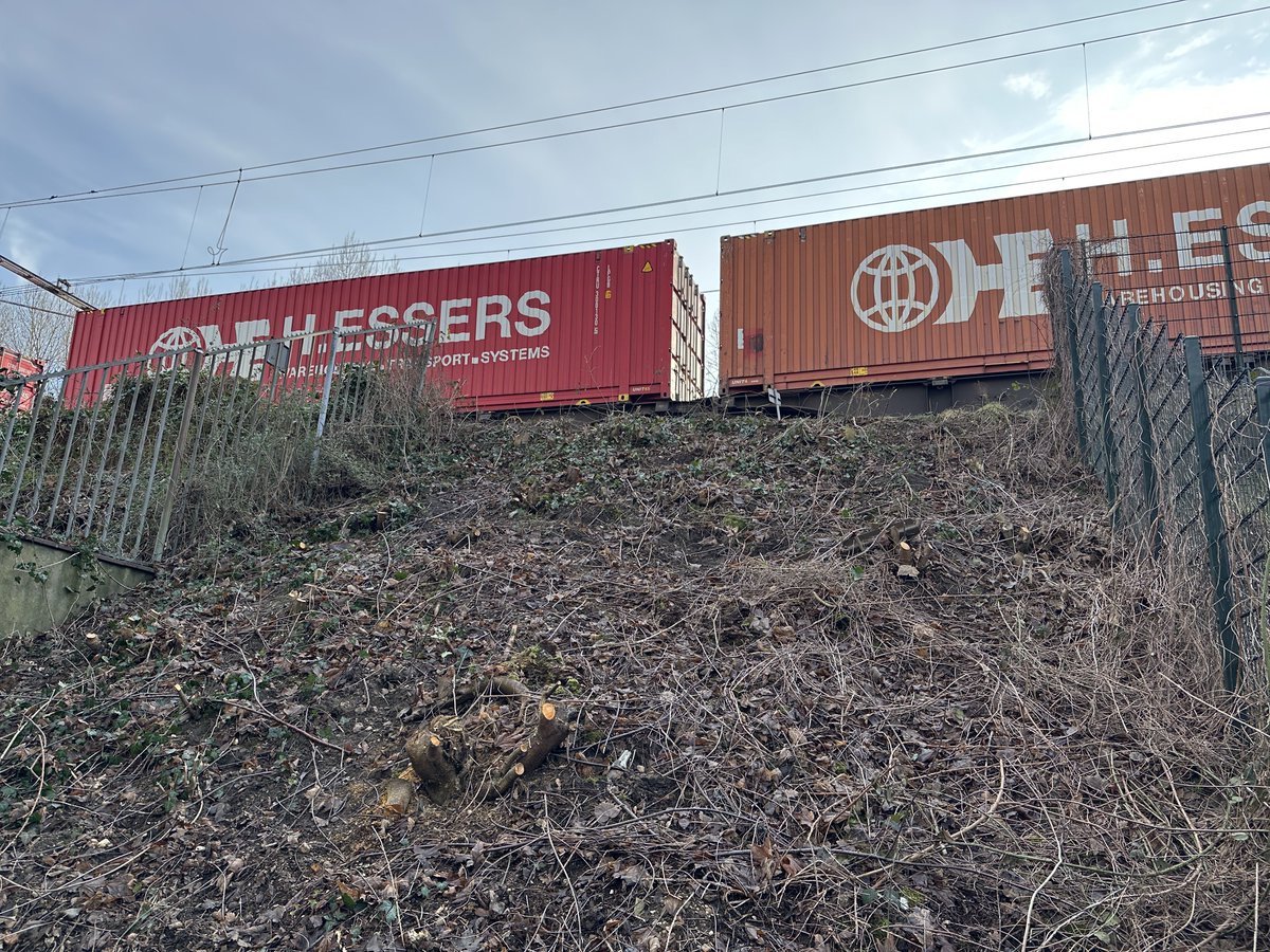 Dat groen in de stad belangrijke waarden heeft t.a.v. biodiversiteit en klimaat is anno 2026 toch wel duidelijk. Maar <a href="/gemeentearnhem/">Gemeente Arnhem</a>, hoe kan het dat <a href="/ProRail/">ProRail</a> de spoordijk helemaal kaal maakt, terwijl jullie het aanmerken als groene drager in de #Groenvisie?