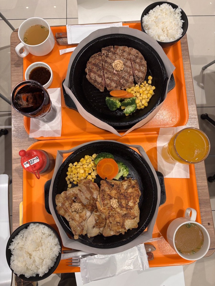 pechopoi's tweet photo. 週末は優待飯を食べに行きました😋

てんぐ大ホールはランチメニュ��もキッズメニューも充実していておすすめ✨

いきステは安定の美味しさ！🥩

#いきなりステーキ #テンアライド #株主優待 #株クラの輪を拡げよう #優待飯 https://t.co/rkWqnCQBOs