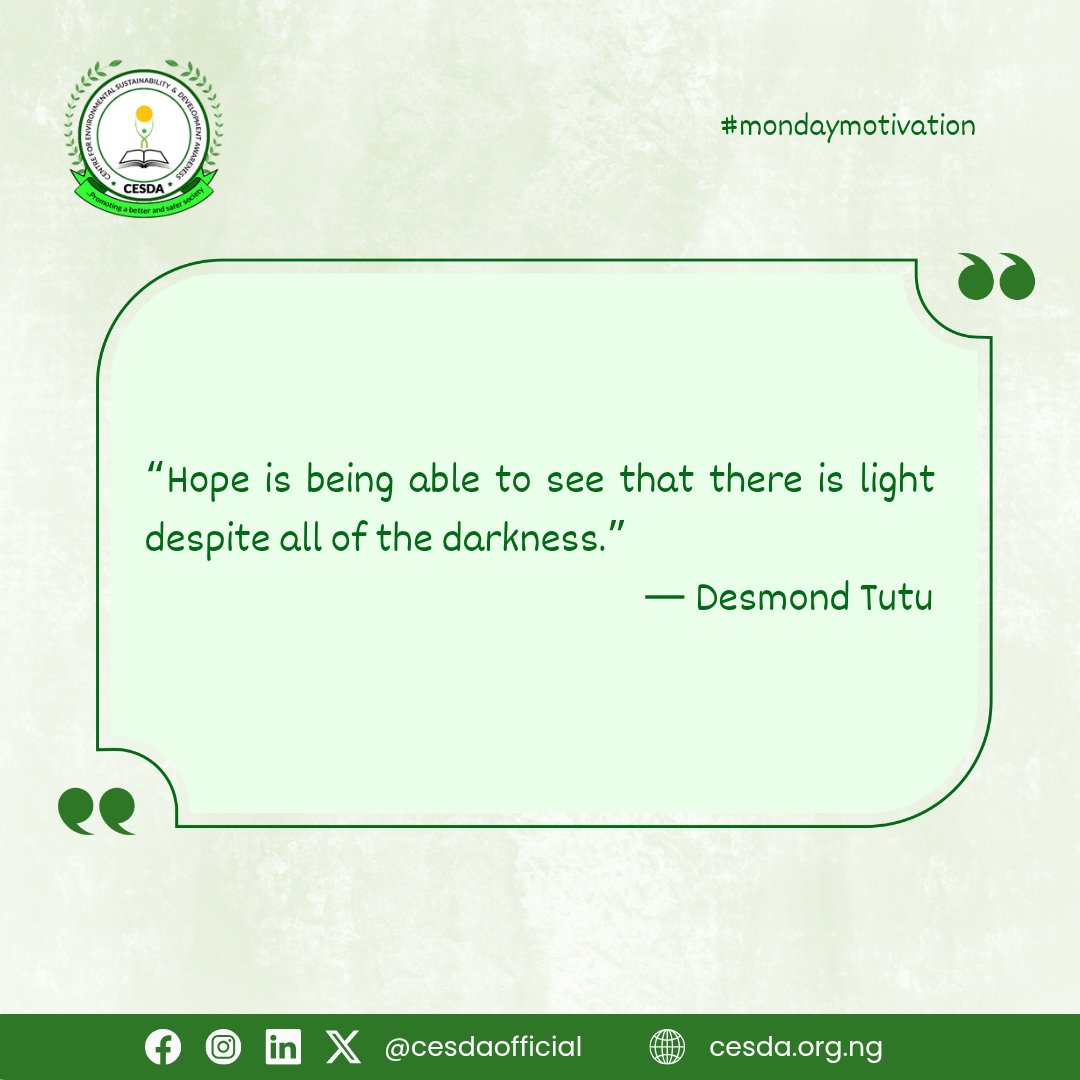 CESDA Nigeria tweet media