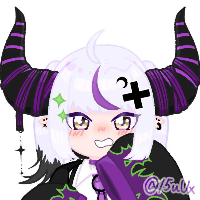 ラプちゃん🛸💜 #laplus_artdesu