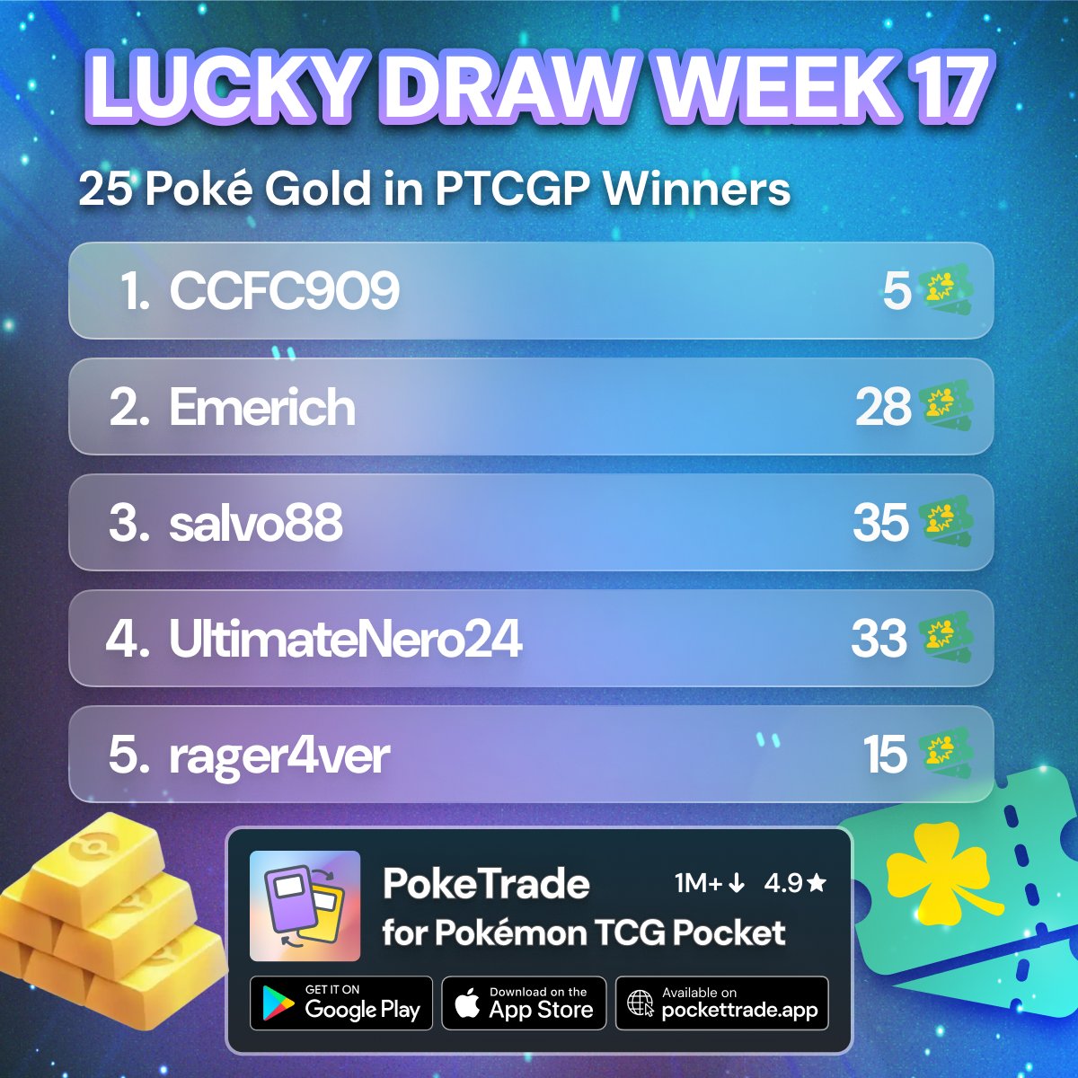 PokeTrade - for Pokémon TCG Pocket tweet media