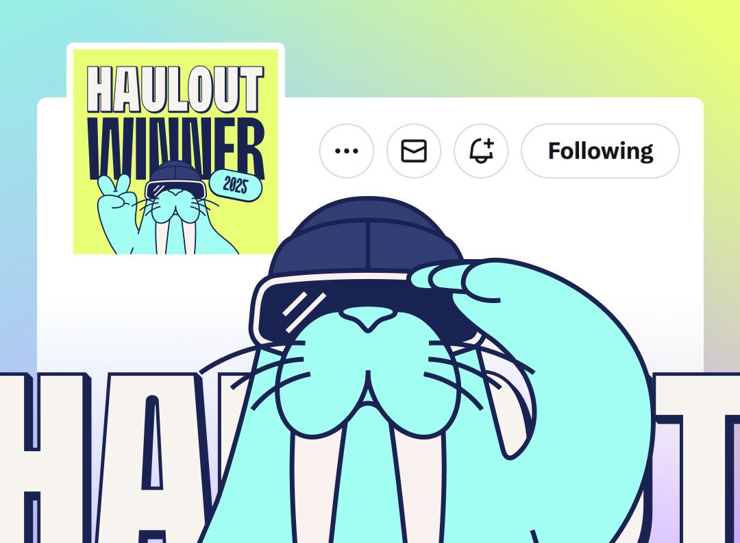 WalrusProtocol's tweet image. Haulout winner badges are here 🦭

If you won at the Haulout Hackathon, check your DeepSurge profile.

Your badges are live. Show them off. More utility coming soon.

Congrats to all the builders who shipped! 🔥