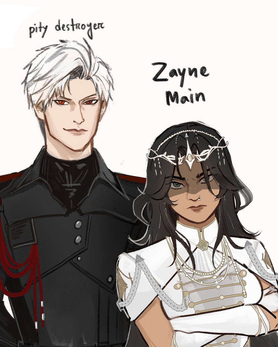 Fayumerii's tweet image. Why trading the men ain't an option😭
#LoveandDeepspace #Zayne #Sylus