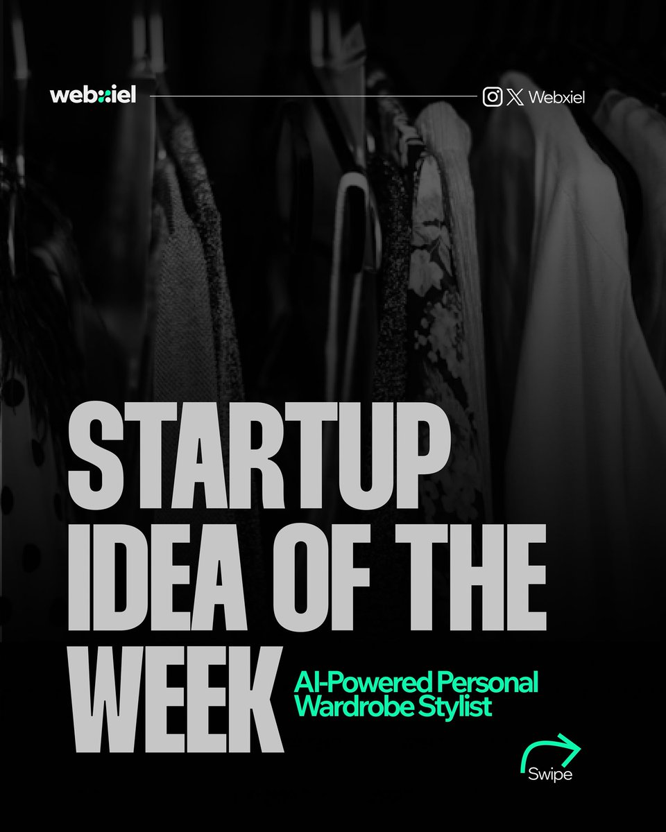 webxiel's tweet photo. Startup Idea 💡: AI-Powered Personal Wardrobe Stylist

What if your phone could style you better than your mirror?

An AI that understands your body type, lifestyle, and taste, then builds daily outfits from what you own and what to buy next.

Fashion meets AI. Personalization meets profit.

Got a bold idea? Let’s build it. 

#webxiel #techcompany #startupidear