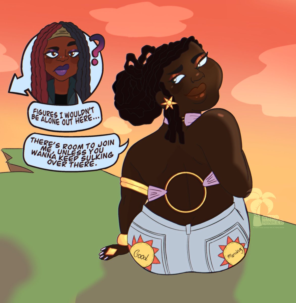 [ #dctwt, dunura ] Bro thinks she owns watching the sun rise