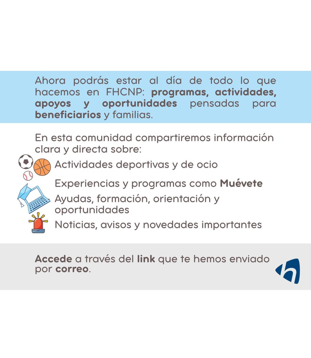 Fundación Huérfanos CNP tweet media