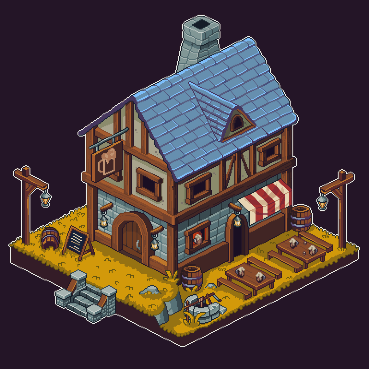 Bufkin Pixel Art tweet media