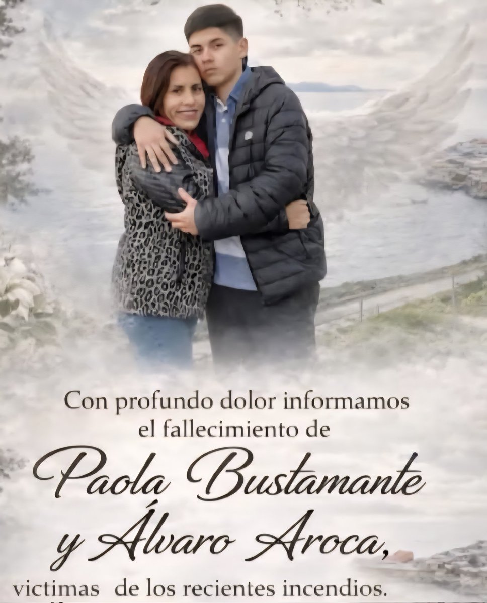 Chileno17039890's tweet image. #URGENTE  Liga Lord Cochrane confirmó la muerte de joven futbolista junto a su madre en Penco por causa del incendio, los pillaron abrazados ... NUNCA DEJÓ A SU VIEJA SÓLA , EXCELENTE HIJO DICHO POR LOS VECINOS Y GENTE CERCANA , QEPD🇨🇱
(Estado de Catástrofe, FFAA #Lirquen Ñuble)