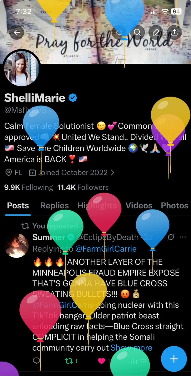 Msfixit95's tweet image. @POTUS @PapiTrumpo what I’d really like for my birthday is to see some arrests 😉 🙏🏼🩵🪽

And @X stop disappearing my posts!