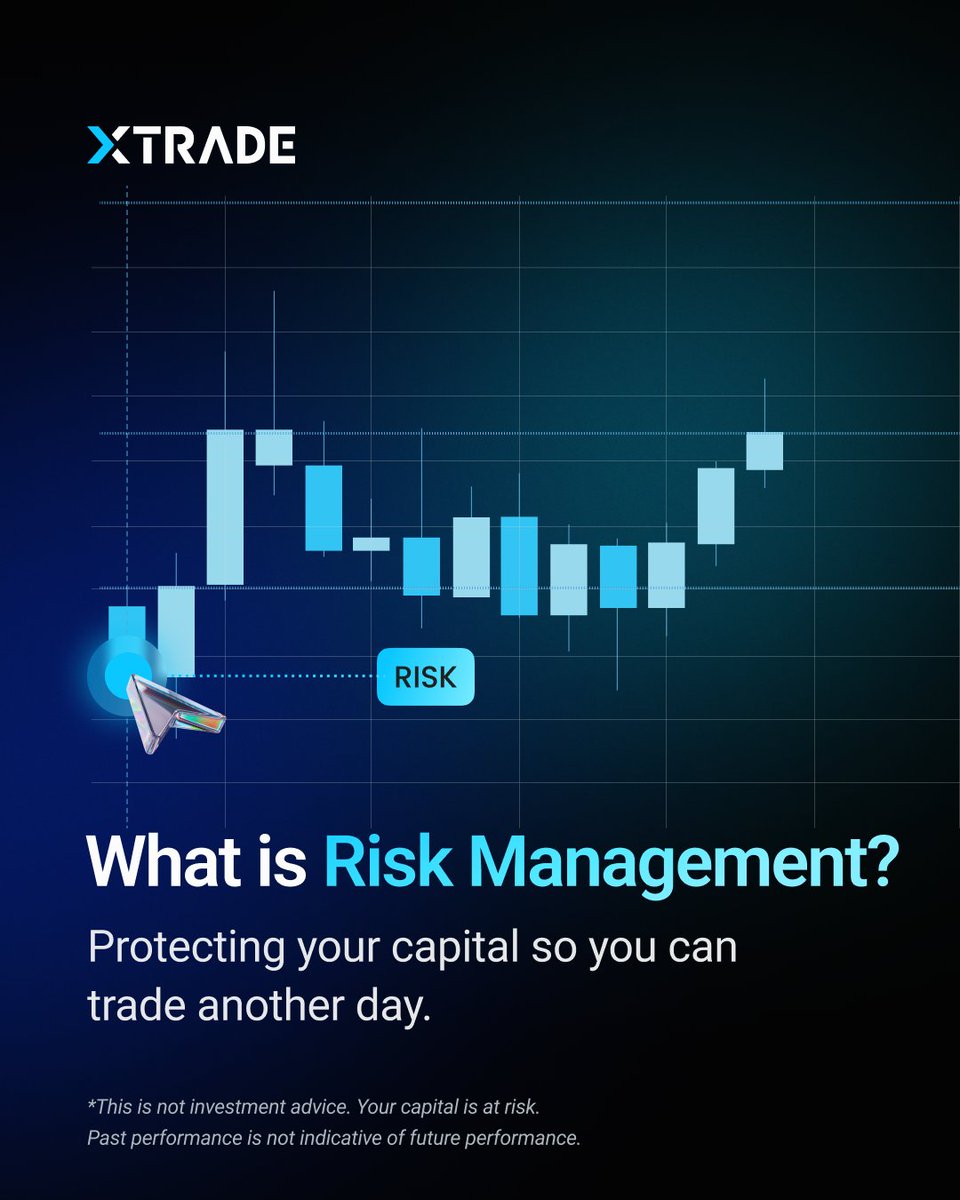 Risk management means using tools like stop-losses, proper position sizing, and diversification. It’s the foundation of long-term trading success — not avoiding risk, but controlling it.
Follow us for more clear, concise explanations and expert insights.
#xtrade #onlinetrading