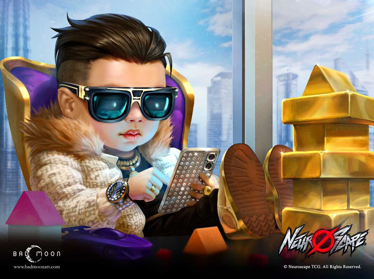 More artworks from our work on Neuroscape TCG — a cyberpunk card game where neural hackers and dystopian factions battle for control.

Art by: Bad Moon Art Studio <a href="/badmoonart/">BAD MOON ART STUDIO</a> 
🔗badmoonart.com
🔗artstation.com/badmoonartstud…

#Cyberpunk #SciFi #CardArt #illustration #Cardgame