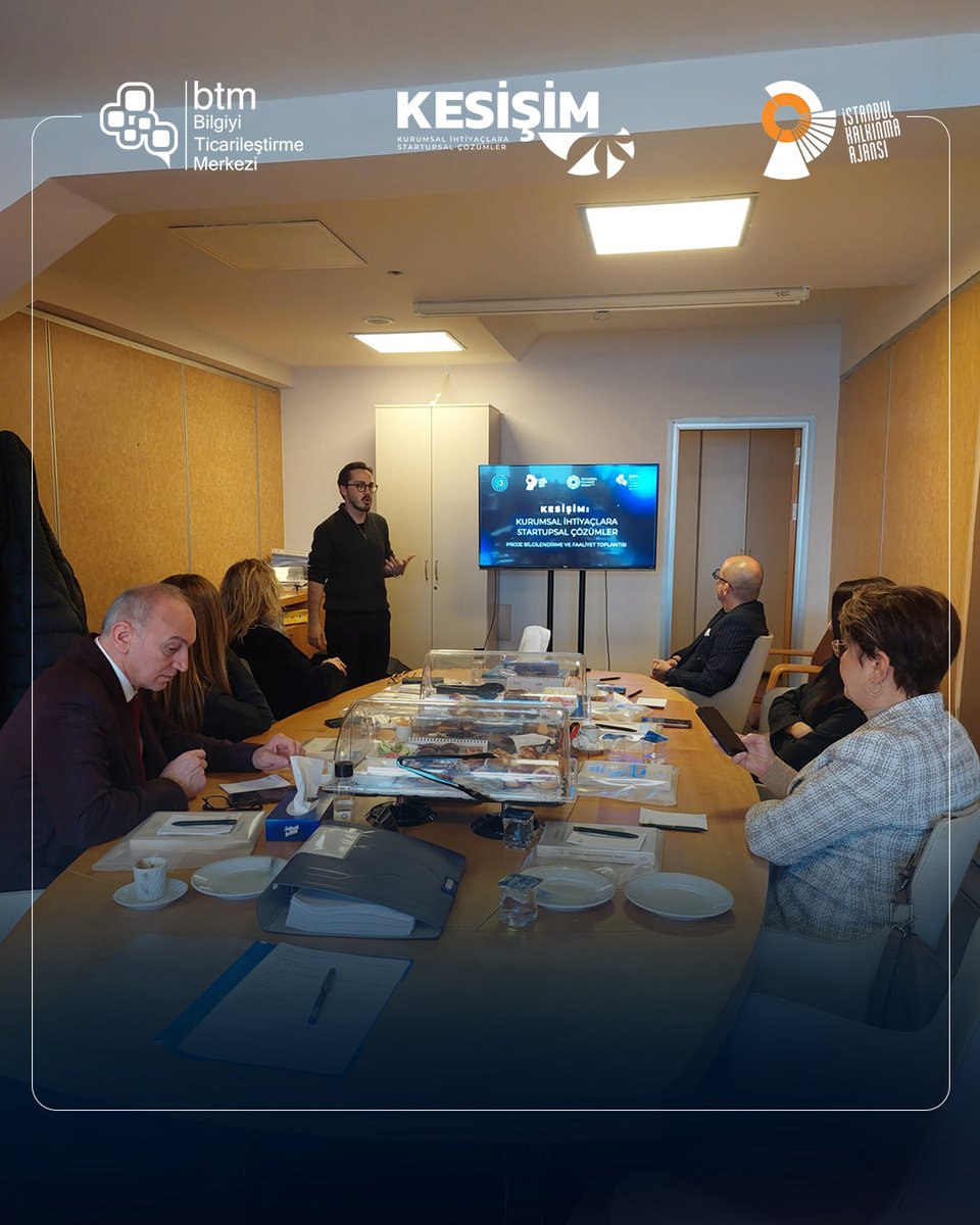 btmkesisim's tweet photo. İstanbul Kalkınma Ajansı (İSTKA) desteğiyle yürüttüğümüz Kesişim Projemiz kapsamında, İstanbul Ticaret Odası Sigortacılık Meslek Komite üyelerine yönelik proje tanıtım toplantımızı gerçekleştirdik.
#istka #BTMKesişim #açıkinovasyon #kurumsalinovasyon #startupekosistemi https://t.co/TKtDxlklNt