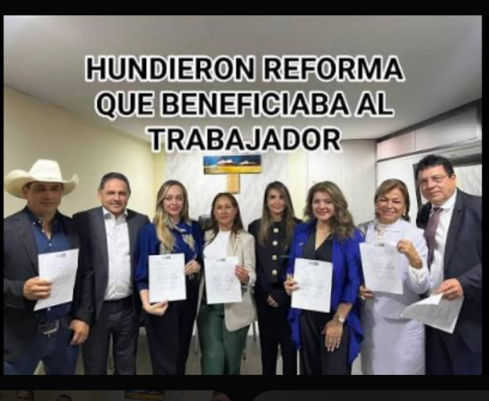 Hora de recordarles a las senadoras y senadores que hundieron la reforma laboral y a la salud, a qué partidos pertenecen y quiénes se van a reelegir el cuerpo ajeno. Aquí los enterradores de la Laboral👇🏾

Memoria de 🐘 elefante!