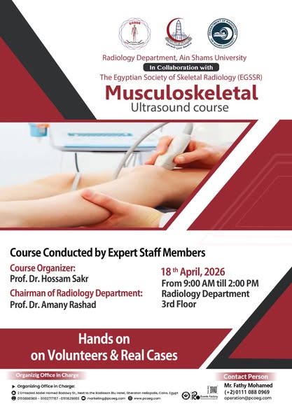 Pco_Academy's tweet photo. 🖐️ Hands-on training on volunteers and real clinical cases
📩 Reserve your seat now before spots are full!
📞 For Registration &amp; inquiries:
Mr. Fathy Mohamed → https://t.co/Xn7dDCYYps
🔹 Powered by:
PCO Events Factory
#PCO
#Radiology
#MSK_Ultrasound
#Diagnostic_Radiology https://t.co/UOL7UlfhfH
