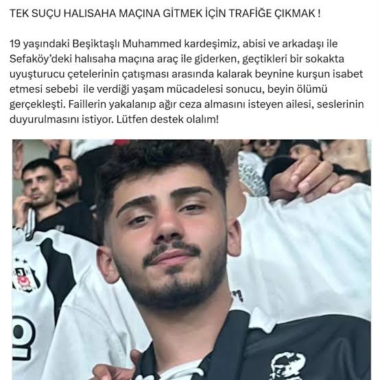 Destek olur musunuz?
#MuhammetMutluayİçinAdalet