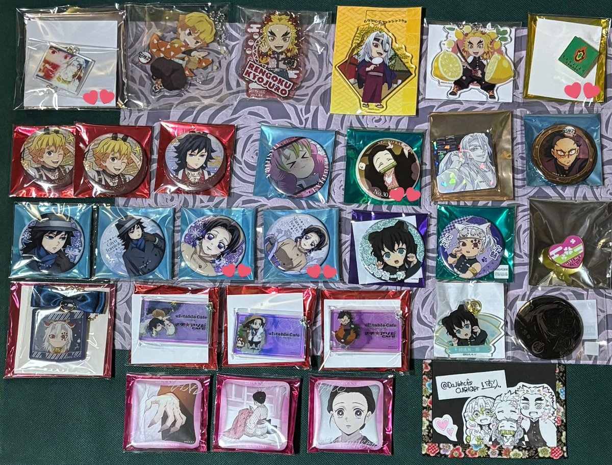 交換 鬼滅の刃 コースター ポストカード 譲 画1-4 ⭐︎煉獄 ⭐︎無一郎