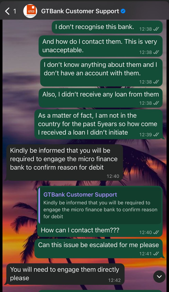 mp4real_40's tweet photo. @GtBank460638 @gtbank your customer representative said he cannot do anything about it. https://t.co/3Dg0fi7ZaT