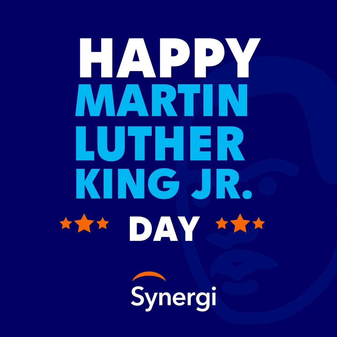 SynergiPartners's tweet photo. Today, we honor the legacy of Dr. Martin Luther King Jr. — a leader who proved that vision, courage, and advocacy can change history. ✨ https://t.co/a4XTI9MJgL