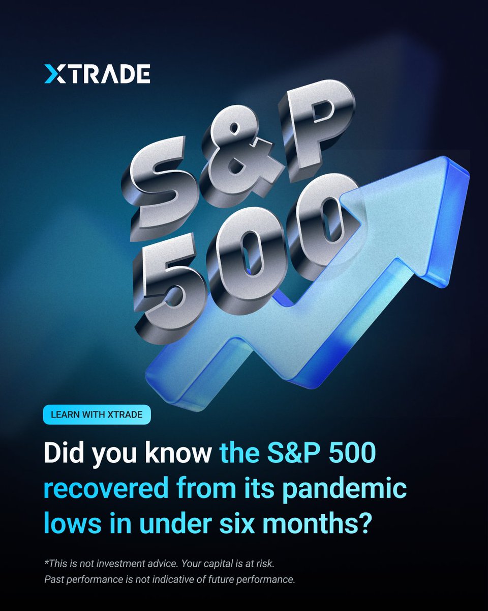 After the 2020 crash, massive stimulus and tech growth pushed the index to record highs by late 2020.
 
 A testament to how fast sentiment and liquidity can turn markets around.
 
 Follow us for more insights.
 
 #xtrade #onlinetrading #multiassetbroker #learnwithxtrade
